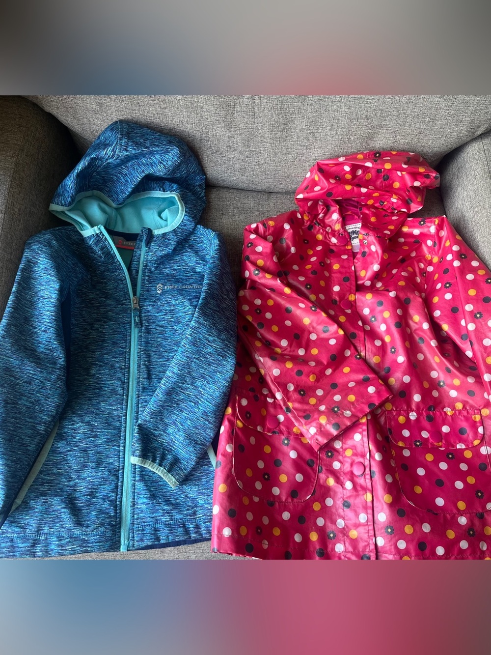 Girls jackets size 5/6 and 6x